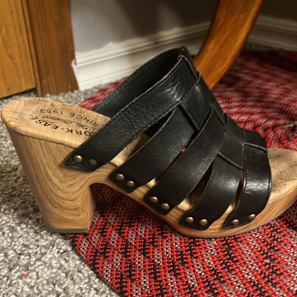 Kork-Ease Open Toe Platform Sandals Size 8 - Picture 8 of 10